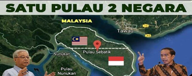 Milik Siapa Pulau Sebatik Indonsia Malaysia