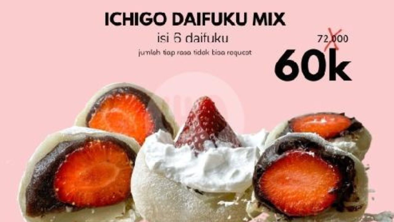 Ichigo Daifuku Mix dari Warung Agrin