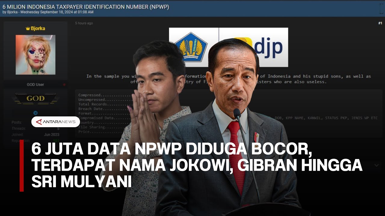 6 Juta Data NPWP Bocor