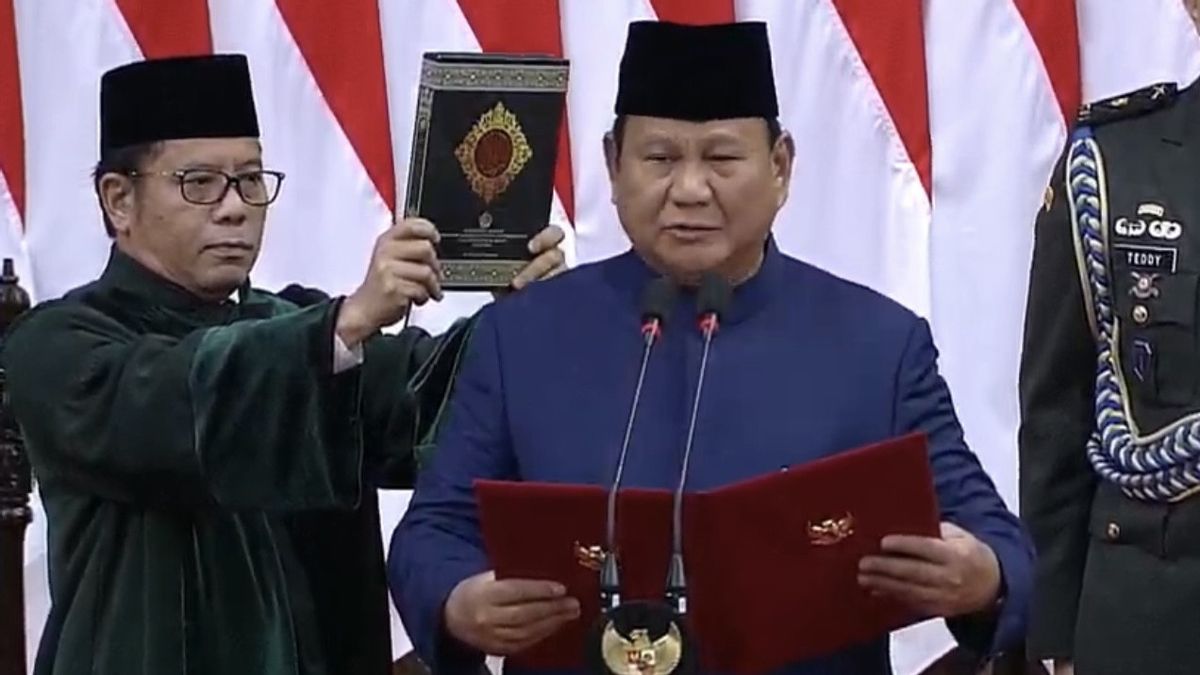 Prabowo dan Gibran Resmi Dilantik