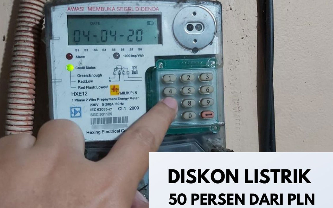 diskon listrik 50 persen