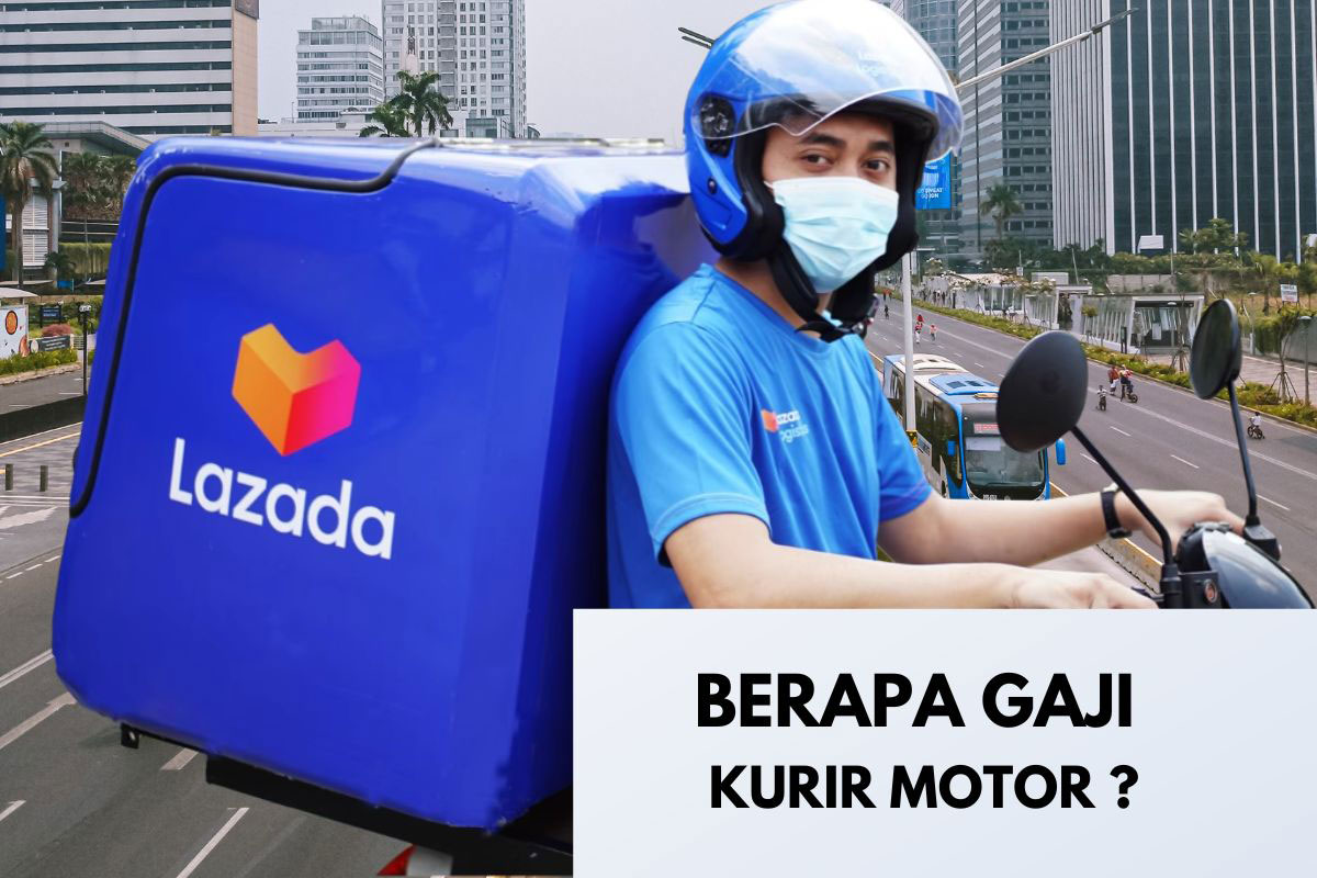 kurir motor lazada