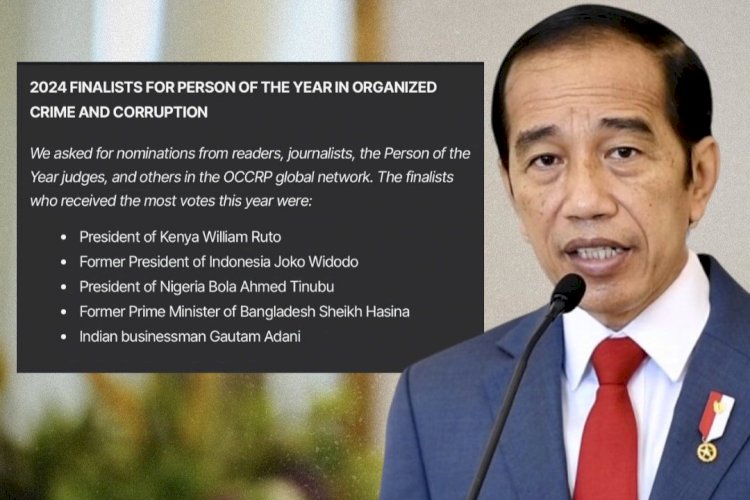 Jokowi Tokoh Paling Korup Dunia Versi OCCRP