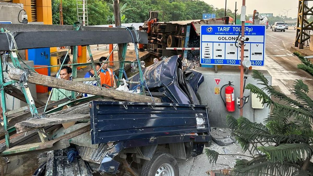 Kecelakaan Maut di Gerbang Tol Ciawi